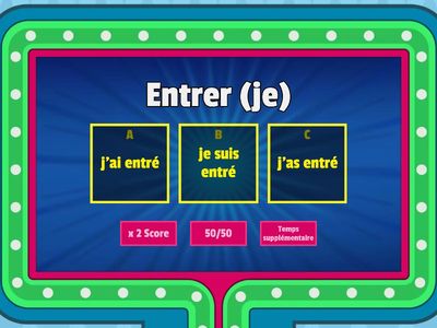 Passe compose  avec avoir/être
