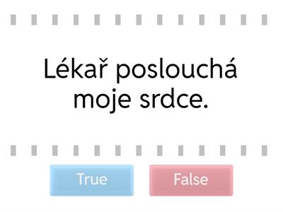 Zdraví - části těla, pády