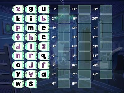 Alphabet Letter Order HC