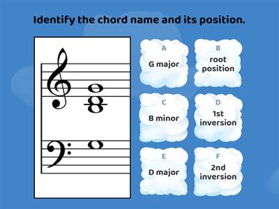 Inversions of chords 18: G, Bm, D chords