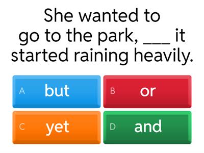 Coordinating Conjunctions