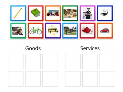 Goods and Services Sort