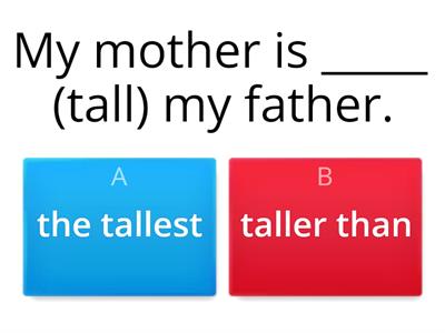  Comparative and superlative adjectives