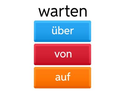 Verben mit Präpositionen nicht reflexiv akkusativ