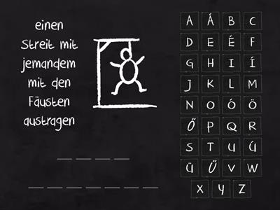 Systemsprenger - Lexik 3 - Begriffe und Definitionen - Galgenmännchen