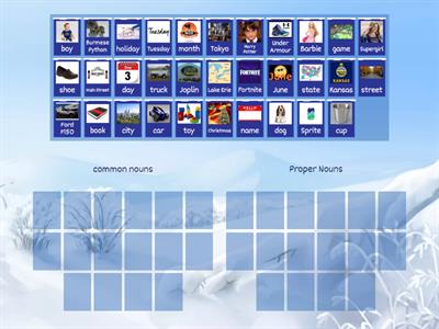 Common and Proper Nouns