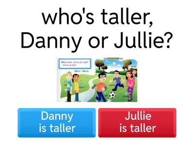 Short adjective comparative_Quiz 1