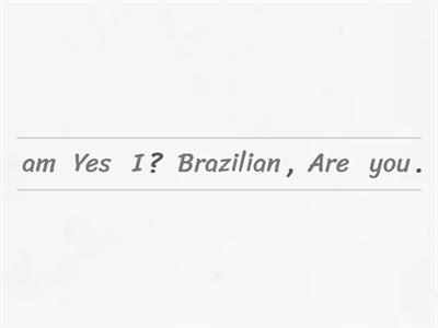 VERB TO BE - Questions and Answers