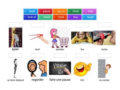 Verbs to describe the advert