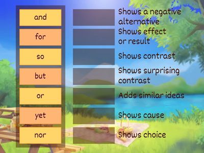 Conjunctions: Which FANBOYS Fits?