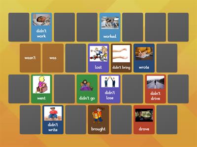 Affirmative and Negative - Simple Past Verbs