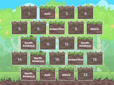 the continents and oceans lol