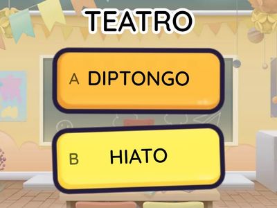 ¿Diptongo o hiato? 