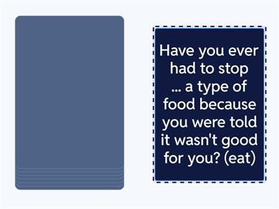 General English B1 Gerund or Infinitive Speaking