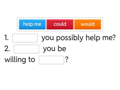 Asking and offering for help