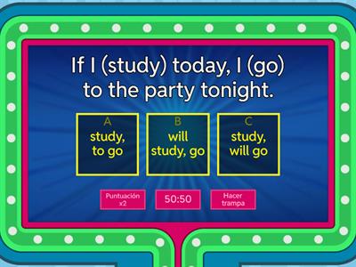 QUIZ on First Conditional