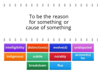 Vocabulary - Language diversity text