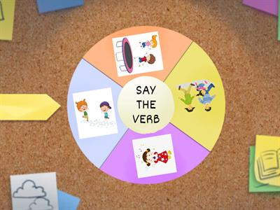 ACTION VERBS - SPIN THE WHEEL