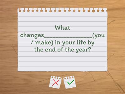 Future Perfect Simple or Continuous? 