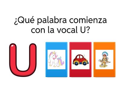 VOCAL U SONIDO INICIAL NT PUENTE COLMO