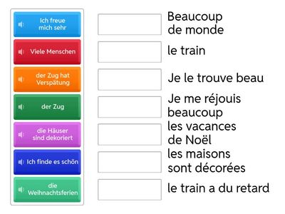 Vocabulaire Weihnachten 1