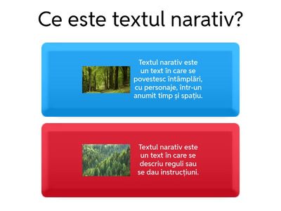 Textul narativ clasa a 6-a