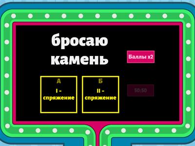 спряжение глаголов