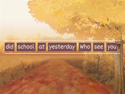 Past Simple questions A1-A2