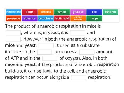 C1.2.10—Anaerobic cell respiration in yeast and its use in brewing and baking practice
