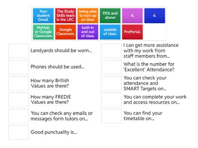 Standards and Expectations