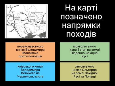 Тема 4. Галицько-Волинська держава. Тести НМТ