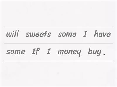 first conditional - sentences