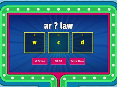 VERBAL REASONING - 1    Last letter / First letter    End of one word, beginning of the other.