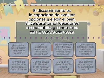 Discernimiento y Buenas Decisiones