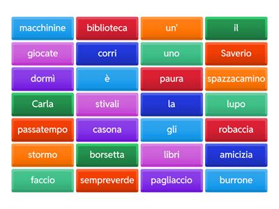 INDOVINA CHI GRAMMATICA