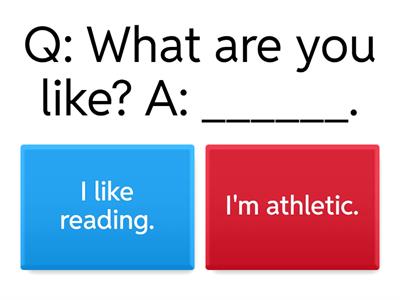 (be) like / (look) like