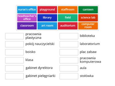 Flash 5 Unit 1 School areas