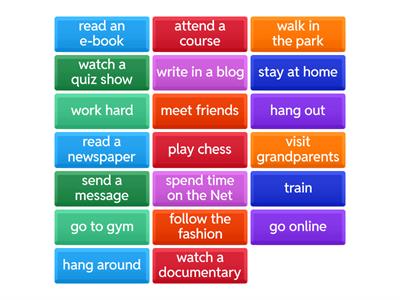 Regular Activities of Teens