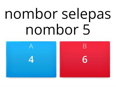 Matematik Prasekolah (nombor)