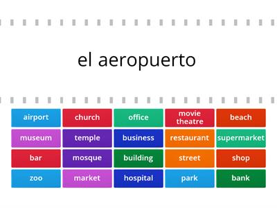 Vocabulario: la ciudad