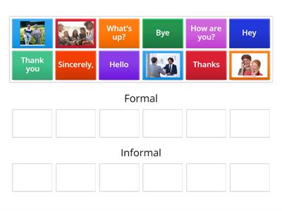 Formal vs Informal language 