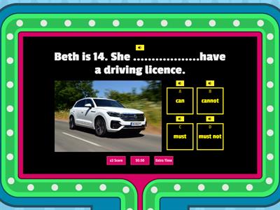 Modal verbs (can, could, may, must, should)