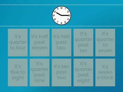 Time expressions "What's the time?"