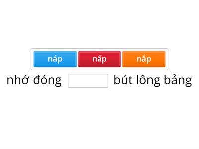 ap, ăp, âp | Fill in the blank