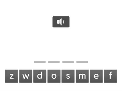 4th Grade Sight Word Spelling List #3