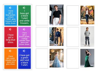 I have got ... (clothes)