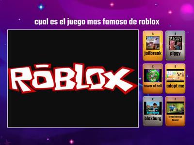 cuestionario roblox