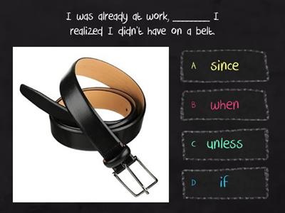 Subordinating Conjunctions