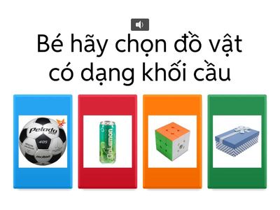Chọn đúng hình khối