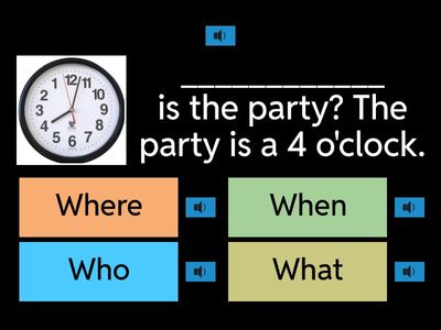 Fill in the missing WH- Question Word